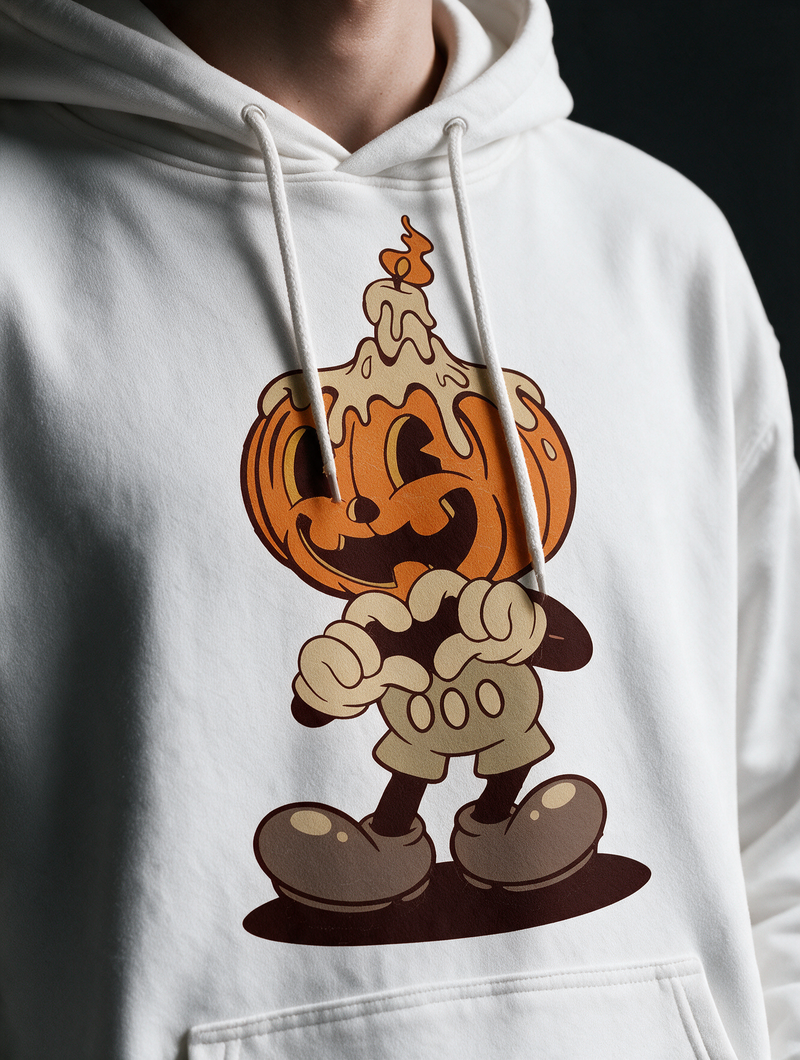 Hoodie Abóbora Retro