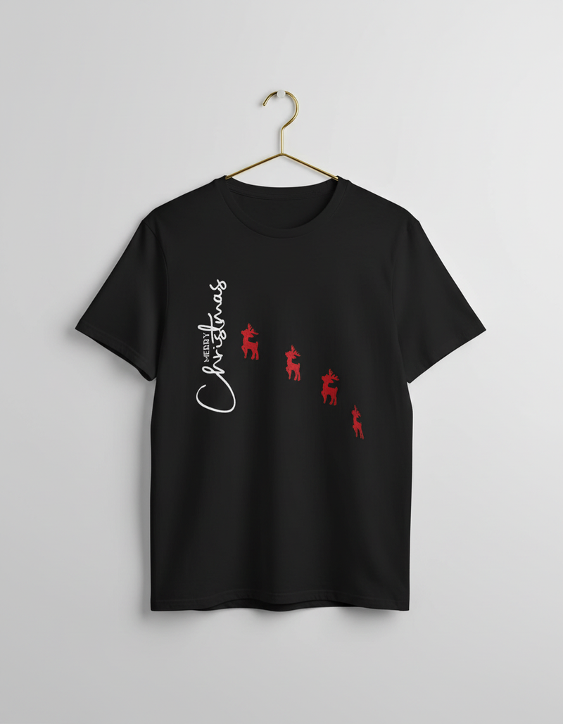 T-shirt Merry Christmas Renas